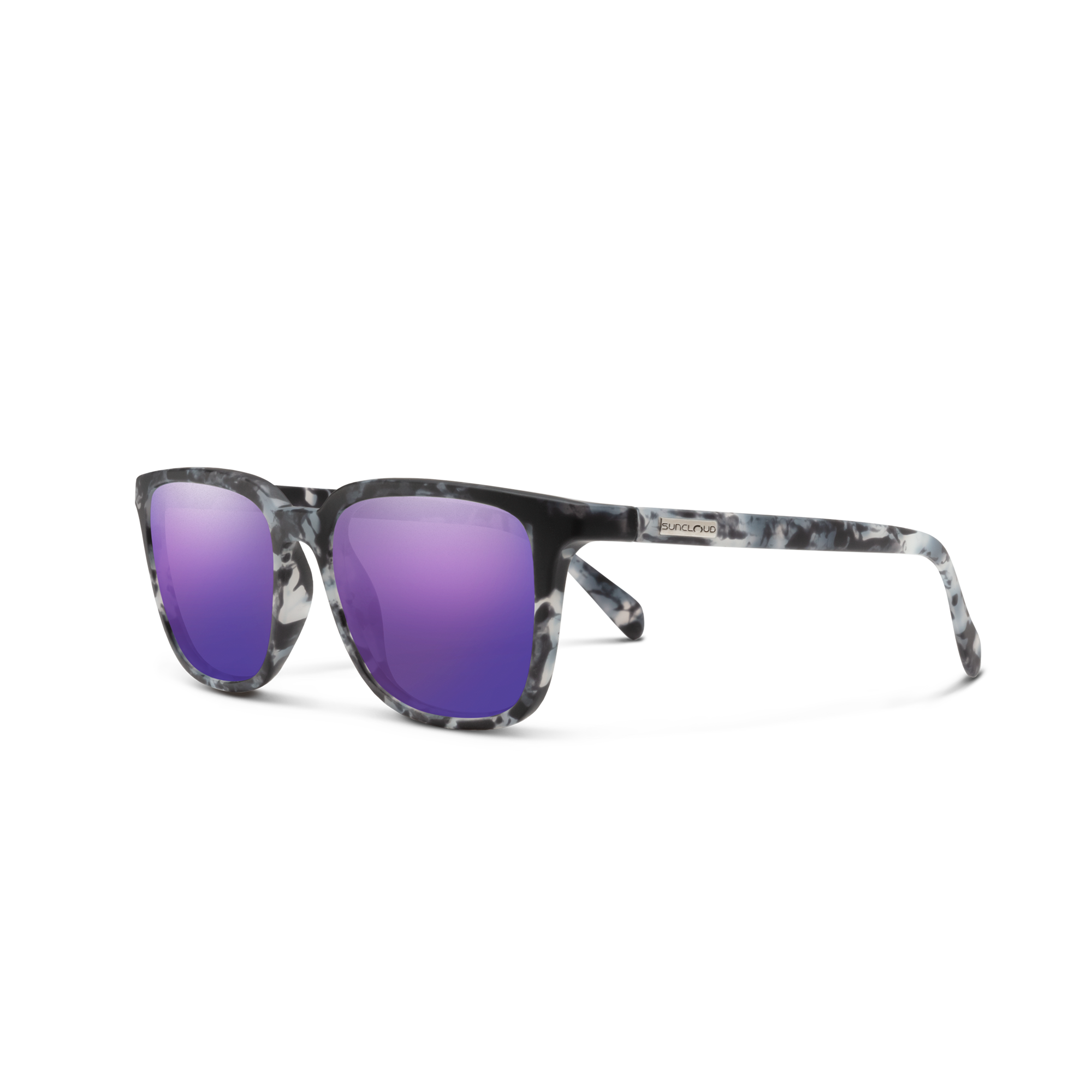 Boundary, Matte Ice Tortoise + Polarized Purple Mirror Lens, hi-res