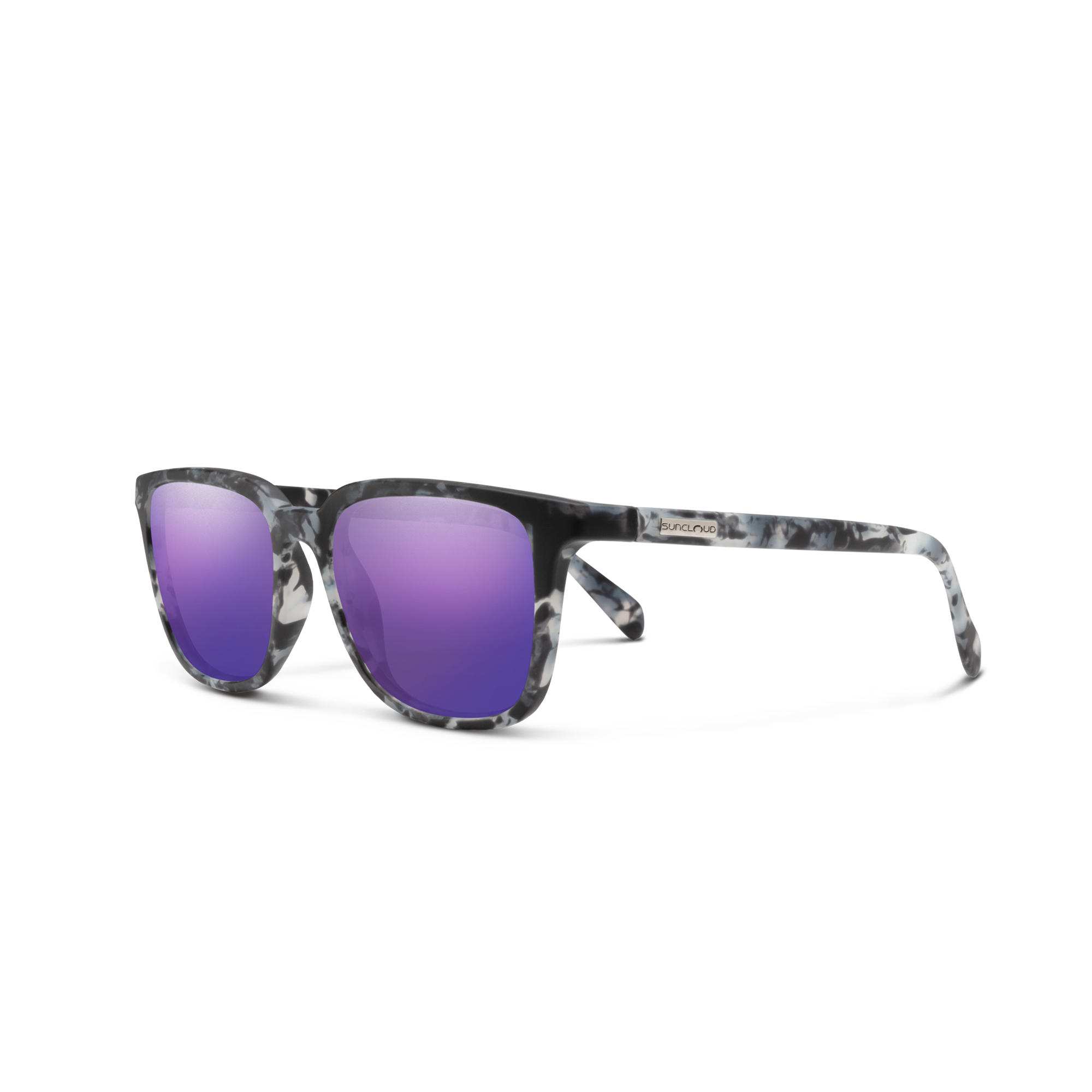 Boundary, Matte Ice Tortoise + Polarized Purple Mirror Lens, hi-res